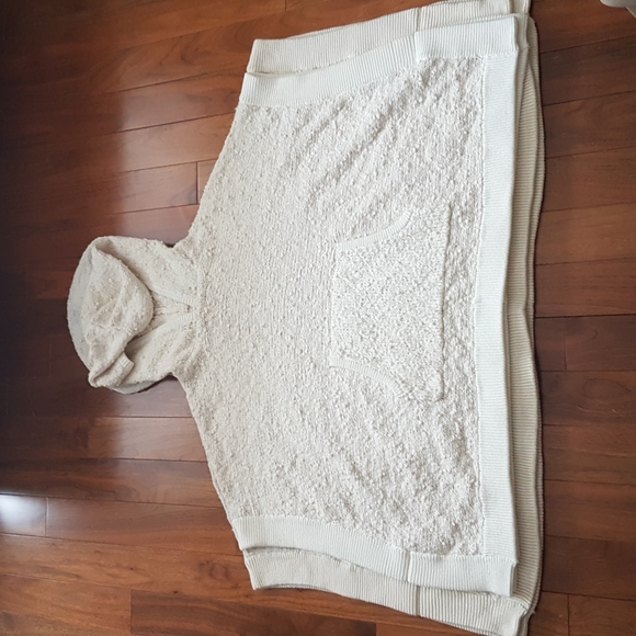🎉Sold At MP🎉Free people easy breezy poncho sweater  Size M - Picture 10 of 12